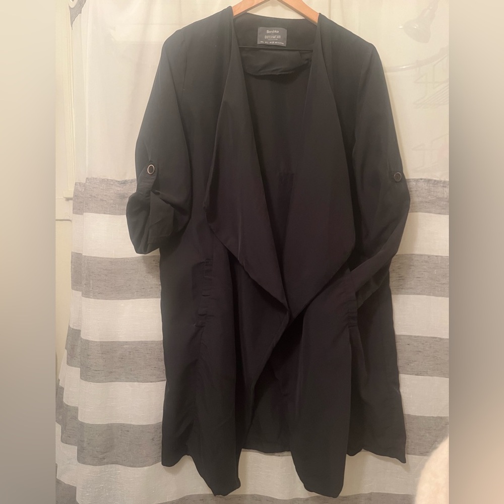 Lightweight Black Trench Coat